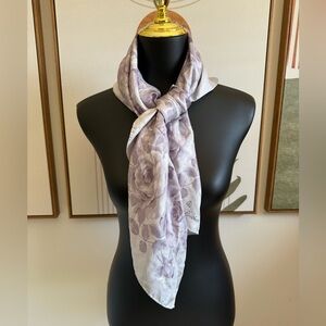 Brooks Brothers Purple Floral Scarf